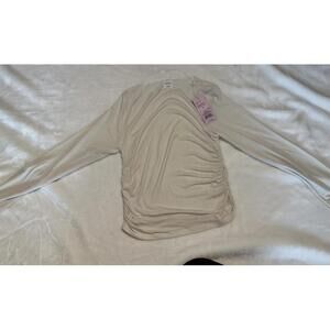 Wild Fable Women's Long Sleeve Top, Size Small, Cream